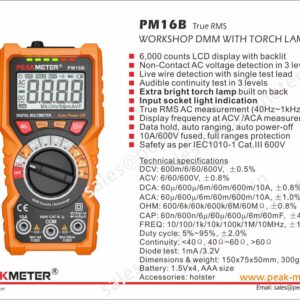 Multimètre Peakmeter PM16B